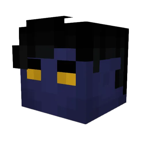 PhoenixZ9471 Minecraft avatar head, 3D render
