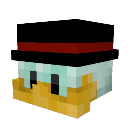 Phoenix_1302 Minecraft avatar head, 3D render