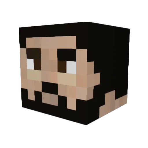 Phoenix_1700 Minecraft avatar head, 3D render