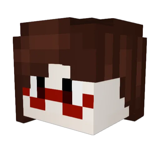 Phoenix_405 Minecraft avatar head, 3D render