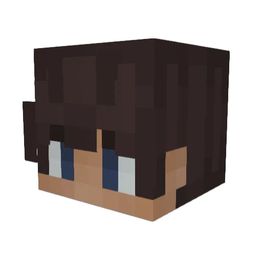 Phoenix_7581 Minecraft avatar head, 3D render