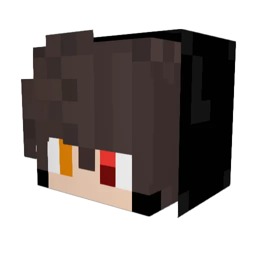 Phoenix_814 Minecraft avatar head, 3D render