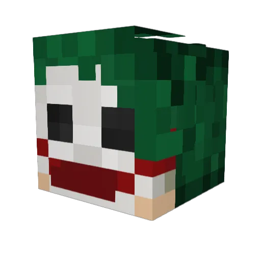 Phoenix_Fire_75 Minecraft avatar head, 3D render