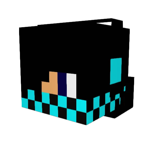 Phoenix_King127 Minecraft avatar head, 3D render