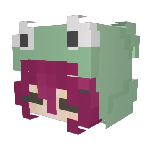 Phoenix_PH Minecraft avatar head, 3D render
