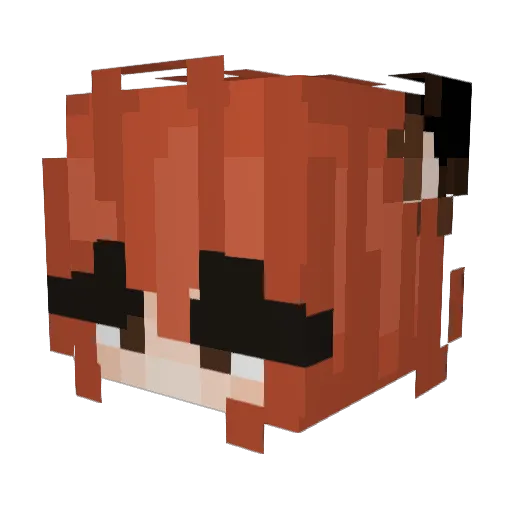 Phoenix_wg Minecraft avatar head, 3D render