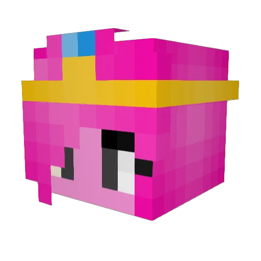 Phoenixah Minecraft avatar head, 3D render
