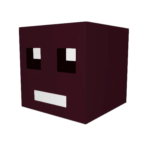 Phoenixlord04 Minecraft avatar head, 3D render