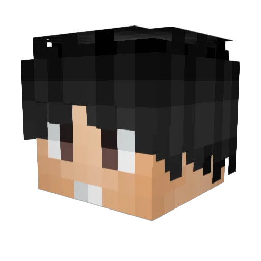 Phoenixsunray Minecraft avatar head, 3D render