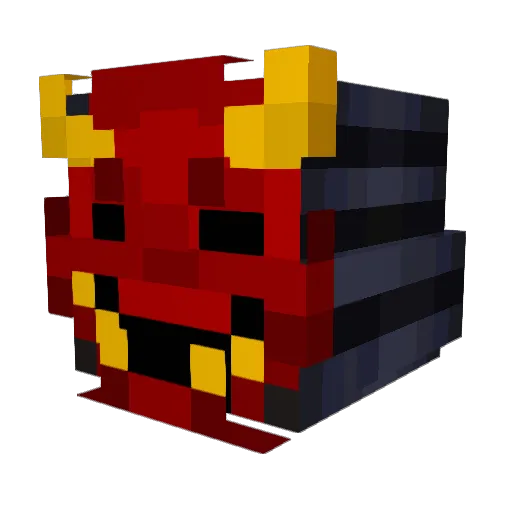 Phoenx9595 Minecraft avatar head, 3D render