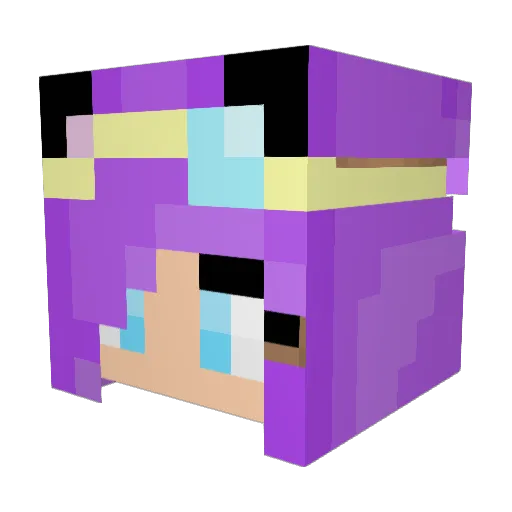 Phoenyx33 Minecraft avatar head, 3D render