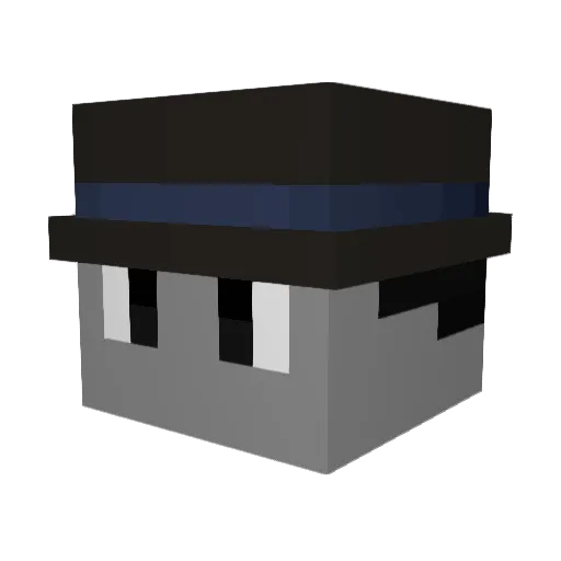 Phollie_ Minecraft avatar head, 3D render