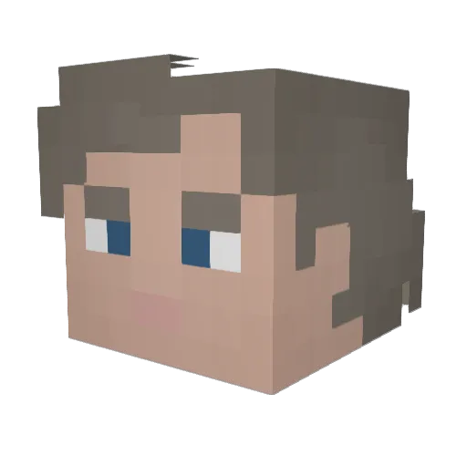 PhoneGuy145 Minecraft avatar head, 3D render