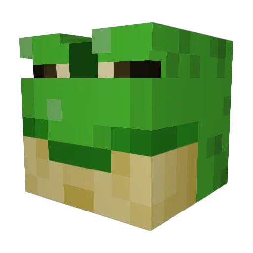 PhonedImpala254 Minecraft avatar head, 3D render