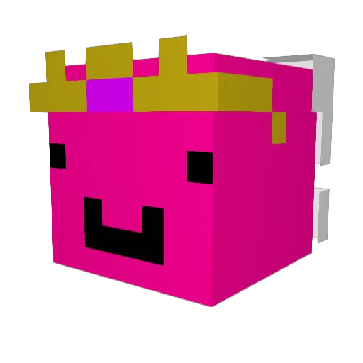 PhonixFlo Minecraft avatar head, 3D render