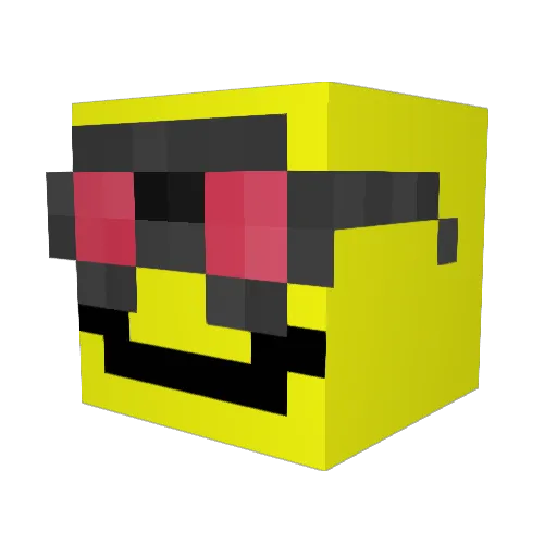 PhonxLord Minecraft avatar head, 3D render