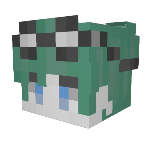 Phos626 Minecraft avatar head, 3D render