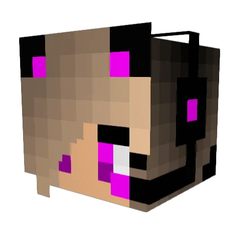 Phosphoria27 Minecraft avatar head, 3D render