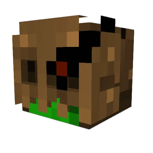 PhosphorusMoon Minecraft avatar head, 3D render