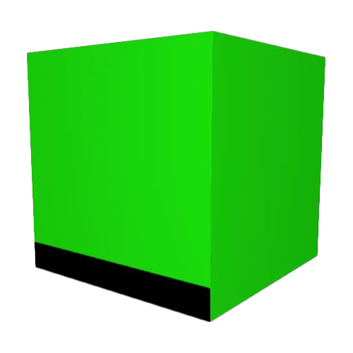 Phospomps Minecraft avatar head, 3D render