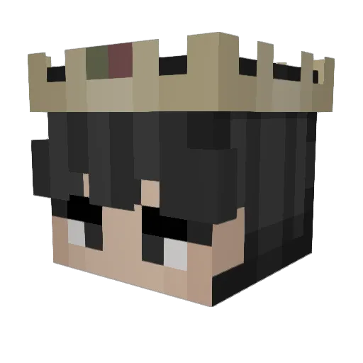Photogenik Minecraft avatar head, 3D render