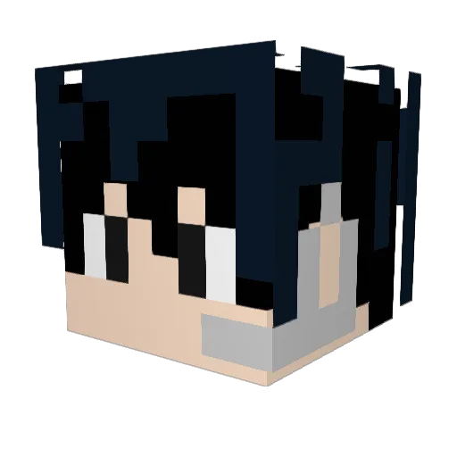 PhotonPixels Minecraft avatar head, 3D render