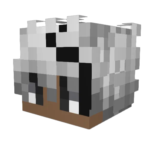 PhotonPrince Minecraft avatar head, 3D render