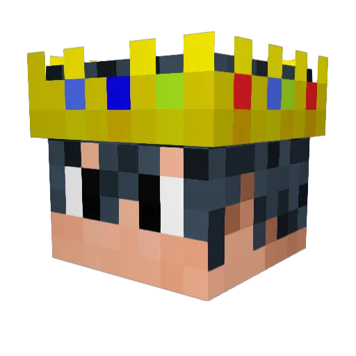 Photon_Z Minecraft avatar head, 3D render