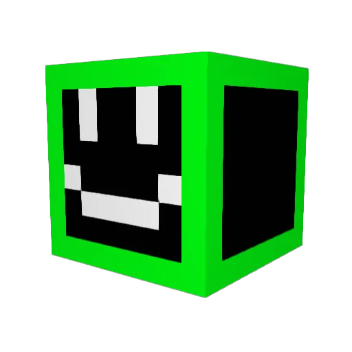 PhotonofNick Minecraft avatar head, 3D render