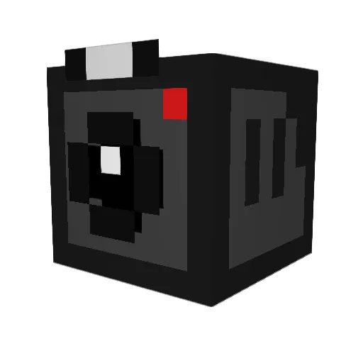 Photopaulus Minecraft avatar head, 3D render