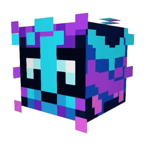 PhoxEmOne Minecraft avatar head, 3D render
