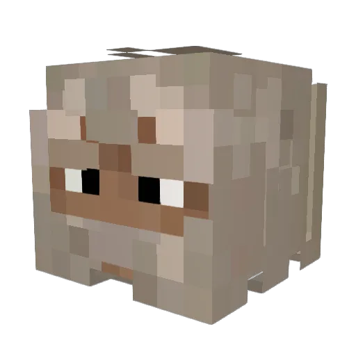 Phreest23 Minecraft avatar head, 3D render