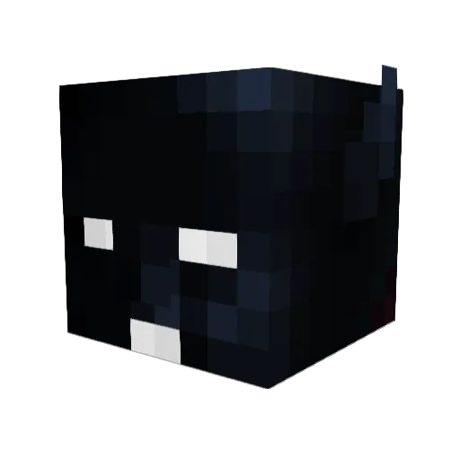Phreqe Minecraft avatar head, 3D render