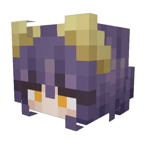 Phrog8028 Minecraft avatar head, 3D render