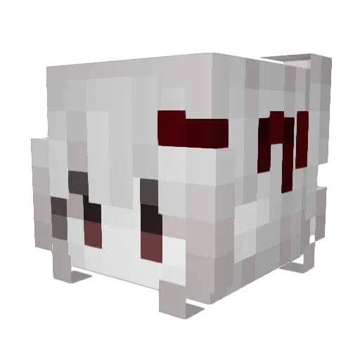 Phrolova_123 Minecraft avatar head, 3D render