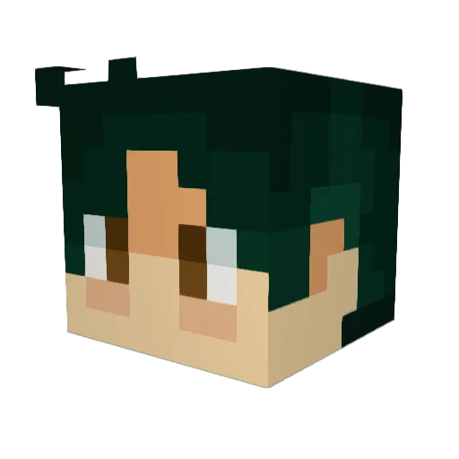 Phthalo_Ney Minecraft avatar head, 3D render