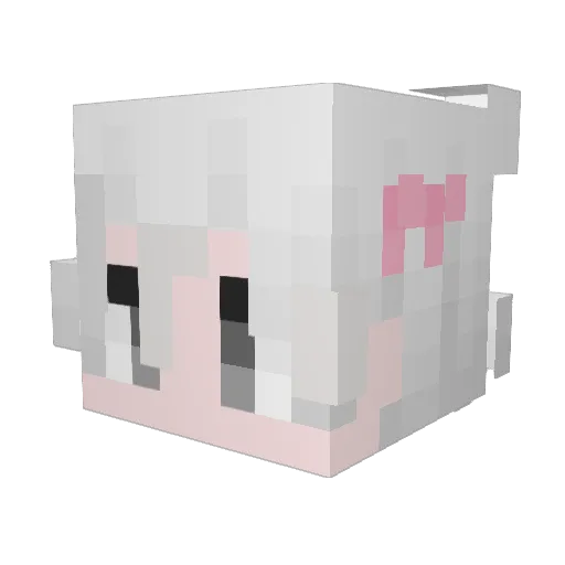 PhuongeL Minecraft avatar head, 3D render
