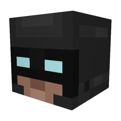Phxnt0mz_ Minecraft avatar head, 3D render