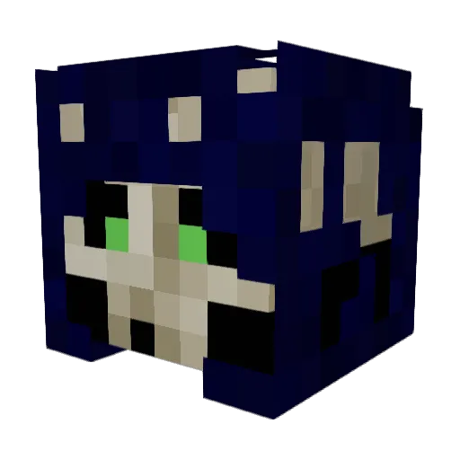 Phylactery1 Minecraft avatar head, 3D render