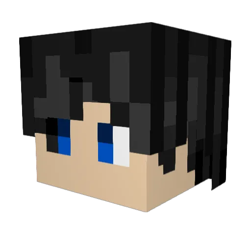 PhyreZtorm Minecraft avatar head, 3D render