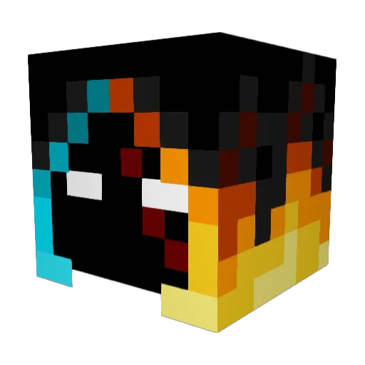 Phyre_Storm Minecraft avatar head, 3D render