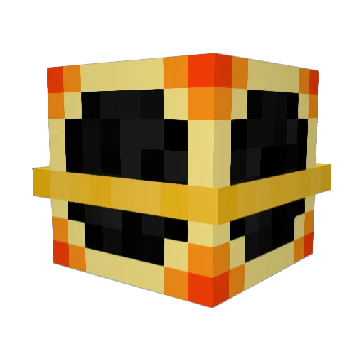 Phyris_ Minecraft avatar head, 3D render
