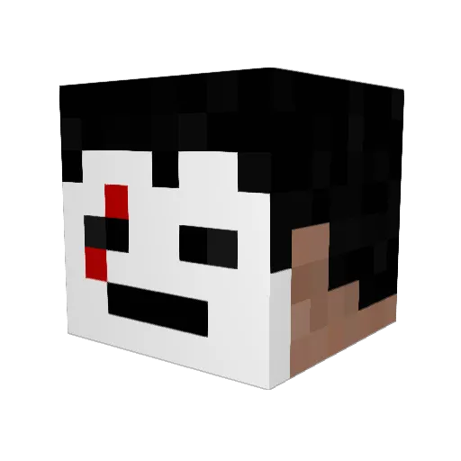 Phyrone Minecraft avatar head, 3D render