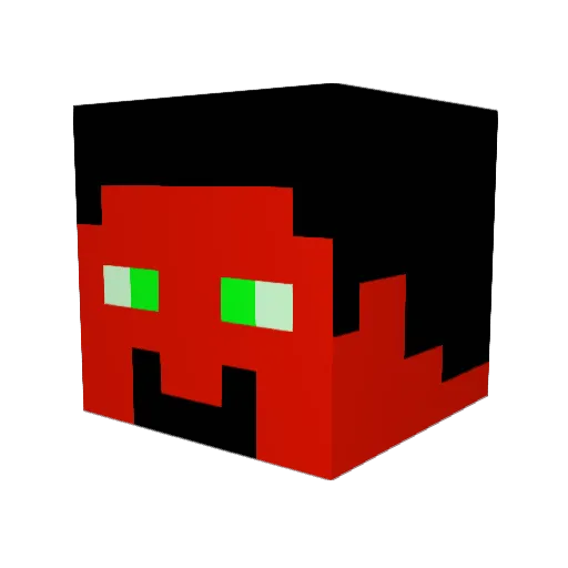 PhysicalNathan Minecraft avatar head, 3D render