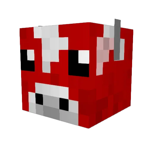 Phytano Minecraft avatar head, 3D render