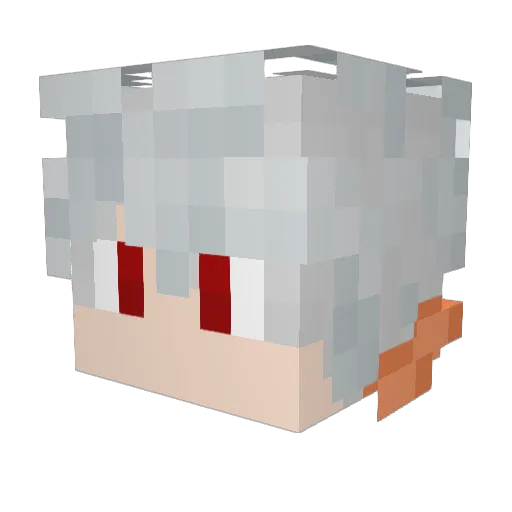 Phzyclone Minecraft avatar head, 3D render
