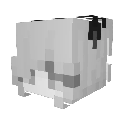 PiDoubleyou Minecraft avatar head, 3D render