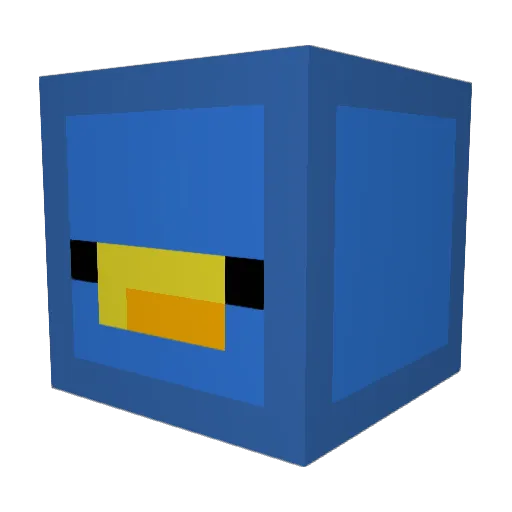 PiFernandes Minecraft avatar head, 3D render