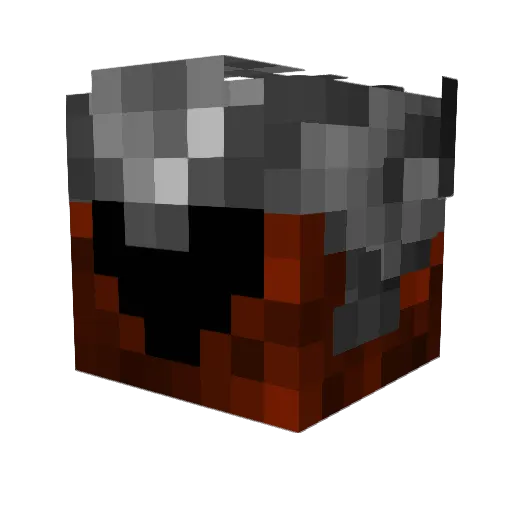 PiNNt0 Minecraft avatar head, 3D render