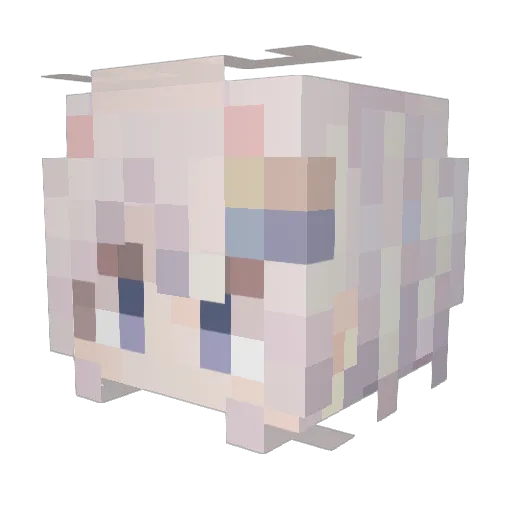 Pi_Danya Minecraft avatar head, 3D render